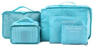 Travel Storage Bag Set  6 PCS For Clothes Tidy Organizer Pouch Suitcase Handbag Home Closet Divider Drawer Organiser