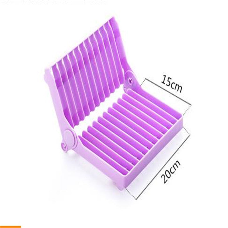 Plastic Foldable Rack Kitchen Dish Racks Shelf Kitchen Holders Drain Cup Rack