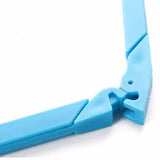 1pc Books Stand Portable Hands Free Book Holder Folding Stand Holds Pages Open Clip Fixed Clamp