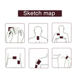 8pcs/bag Ancient Secret Recipe, Dog Skin Paste, Fever And Injury Medicine Paste, Pain Relief Stickers