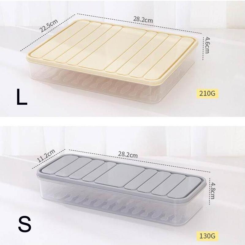 Egg Fish storage box food container keep eggs fresh refrigerator organizer kitchen dumplings storage containers 3