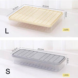 Egg Fish storage box food container keep eggs fresh refrigerator organizer kitchen dumplings storage containers 3