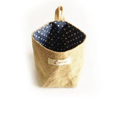 New Living Room Storage Sack Cloth bags Hanging Grocery Cloth Flowerpot Housing Basket