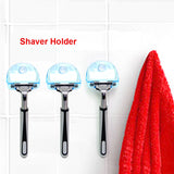 Hot Sale Shaver Toothbrush Holder Washroom Wall Sucker Suction Cup Hook Razor Bathroom Drop shipping