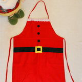 Christmas Decorations For Home Commodity Convenient Christmas Aprons Christmas Family Party Supplies