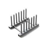 Kitchen Organizer Pot Lid Rack ss plastic Spoon Holder Pot Lid Shelf Cooking Dish Rack Pan Cover Stand Kitchen Accessories