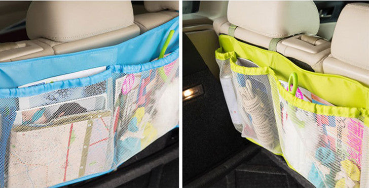 Large Auto Car Boot Multifunction Foldable Trash Hanging Storage Bags for Car Seat Capacity Storage Pouch