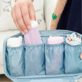 Storage Bags Family Organizador Moistureproof Waterproof Travel Accessories Nylon Save Space Antibiosis Underwear Bra Bag