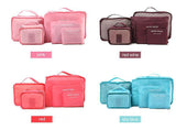 Travel Storage Bag Set  6 PCS For Clothes Tidy Organizer Pouch Suitcase Handbag Home Closet Divider Drawer Organiser