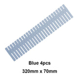 4pcs/Set Plastic DIY Grid Drawer Adjustable Separator Divider Household Necessities Storage Organizer Space-saving Tools