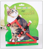 Hot Sale 4 Colors Nylon Products For Pet Cat Harness And Leash Adjustable Pet Traction Harness Belt Cat Kitten Halter Collar Cat