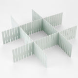 4pcs/Set Plastic DIY Grid Drawer Adjustable Separator Divider Household Necessities Storage Organizer Space-saving Tools