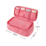 Storage Bags Family Organizador Moistureproof Waterproof Travel Accessories Nylon Save Space Antibiosis Underwear Bra Bag