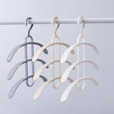 Multilayer Fish Bone Shape Stainless Steel Clothing Storage Racks Clothes Hanger Storage Holder Wardrobe Laundry Drying Rack