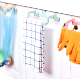 Garbage Bag Hanging Holder Cupboard Door Back Trash Rack Kitchen Cabinets Storage Towel Shelf Holders Storage