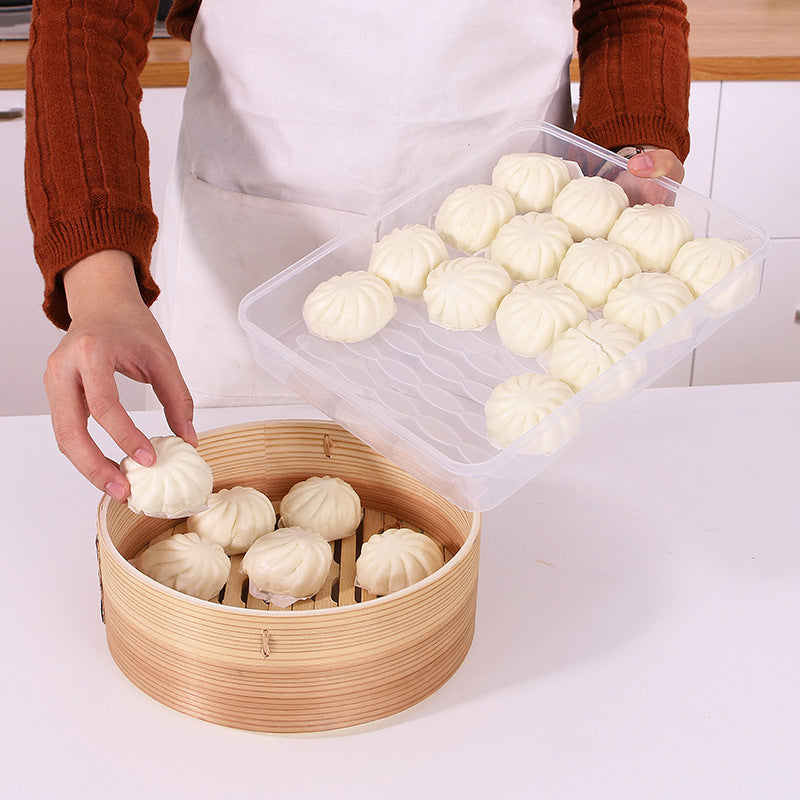 Egg Fish storage box food container keep eggs fresh refrigerator organizer kitchen dumplings storage containers 3