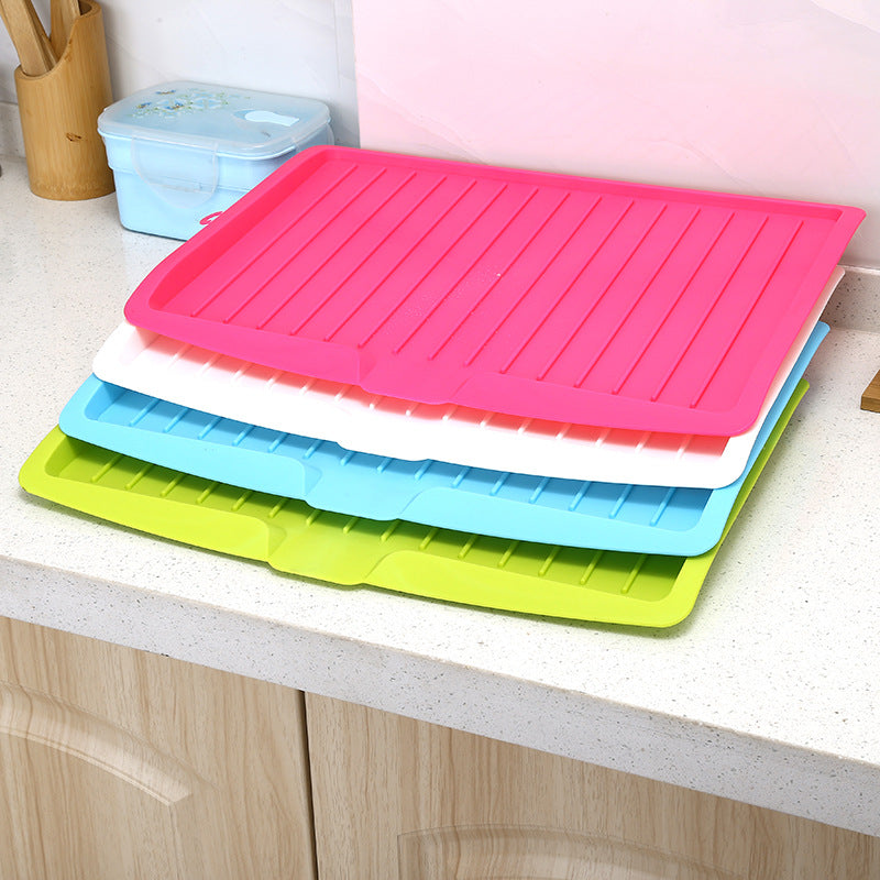 New Drain Rack Kitchen Plastic Dish Drainer Tray Large Sink Drying Rack Worktop Organizer drying rack for dishes Dropshipping