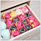 Storage Drawer Organizer 4 Pcs/Set Plastic Home Closet Underwear Bra Jewelry Sundries Adjustable Drawer Board Storage Box