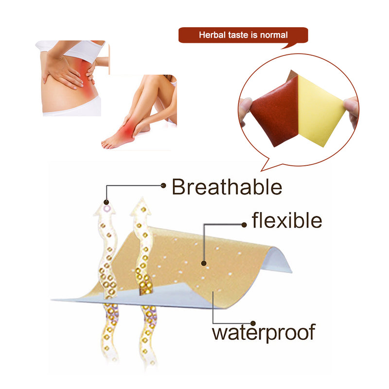 8Pcs Vietnam Red Tiger Balm Back Body Relaxation Herbal Plaster Pain Relief Patch Medical Plaster Ointment Joints