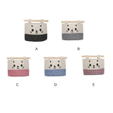 Retro Style and Water Proof Design New Cotton Cartoon Cat Hanging Storage Bag