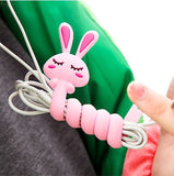 1 PC Cartoon Cable Winder Wire Cable Ties TV Computer Earphone Cable Wire Organizer Holder Cable Winding Thread Tool At Random
