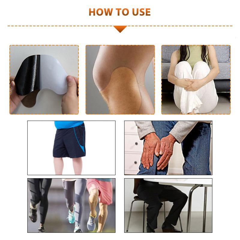 12pcs Chinese Herbal Plaster Medical Moxa Knee Patch Joint Pain Relieving Muscle Body Rheumatoid Arthritis Pain Relief Care