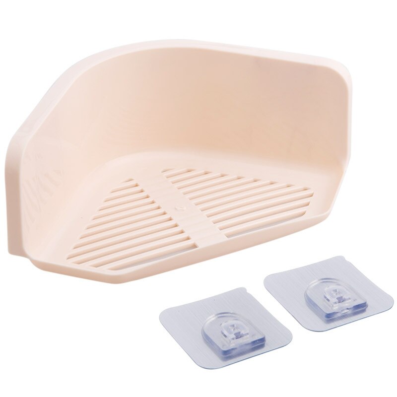 Corner Drain Shelves Bathroom Storage Rack Bathroom Punch-Free Powerful Wall-Mounted Wash Shelf