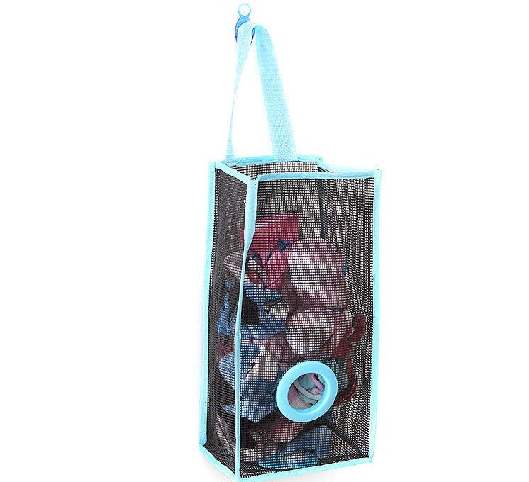 kitchen garbage bags hanging storage mesh bag convenient extraction storage bag organizer