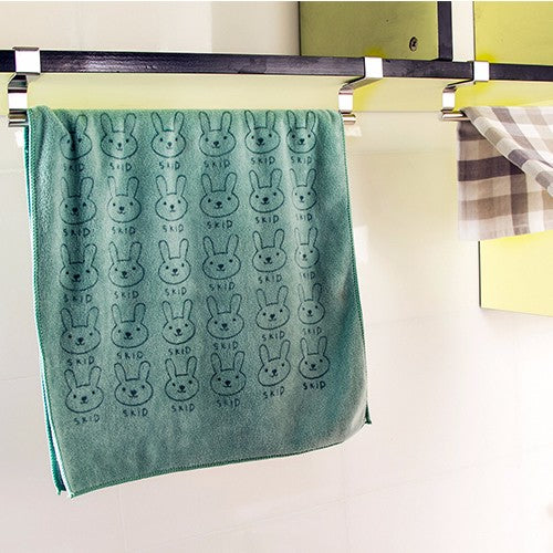 Bathroom Door Kitchen Towel Over Holder Drawer Hook Storage Scarf Hanger Cabinet Hanging Stainless Steel Towel Rack Leading Life