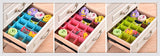 Storage Drawer Organizer 4 Pcs/Set Plastic Home Closet Underwear Bra Jewelry Sundries Adjustable Drawer Board Storage Box