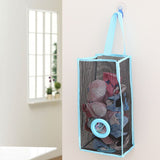 kitchen garbage bags hanging storage mesh bag convenient extraction storage bag organizer