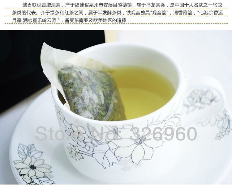 24 Bags Chinese Tieguanyin Tea Oolong Tea Black Tea Green Tea Puer Tea Herbal Tea New Tea