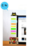 New Computer Display Screen Sticker Acrylic Adhesive Sticky Notes with Charging Hole Phone Holder Bookmark Notes Message Board