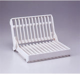 Kitchen Foldable Dish Plate Drying Rack Organizer Drainer Plastic Storage Holder