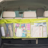 Large Auto Car Boot Multifunction Foldable Trash Hanging Storage Bags for Car Seat Capacity Storage Pouch