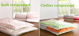 Transparent Vacuum 1pc Storage Bags Seal Compressed Space Saver Saving Bag Organizer Home Compression Storage Bag