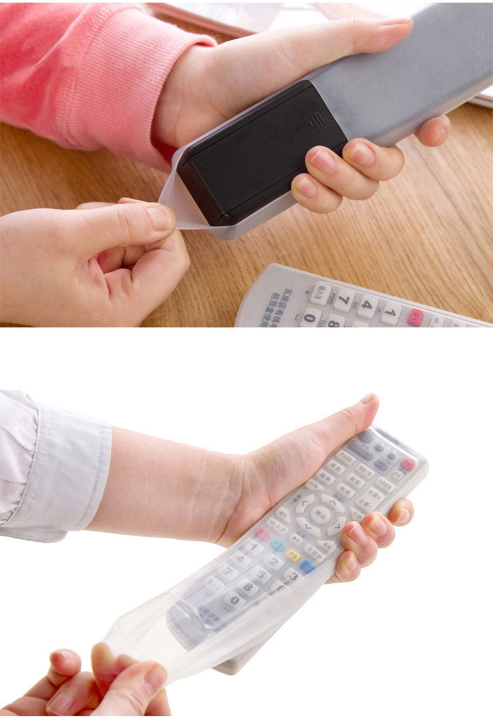 Silicone Protective Case Cover Skin For TV Remote Control Dust Cover Holder Organizer Home Accessories Supplies