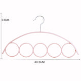 Shawl Scarf Hanger Belt Tie 5 Ring Rack Organizer Holder Hook Display Hanger 41*23cm Dropshipping Aug#1