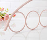 Shawl Scarf Hanger Belt Tie 5 Ring Rack Organizer Holder Hook Display Hanger 41*23cm Dropshipping Aug#1