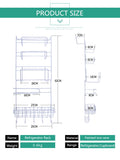 Refrigerator Rack Side Shelf Sidewall Holder Multifunctional Kitchen Supplies Organizer Household Multi-layer Fridge Storage