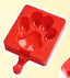 Cartoon DIY Silicone Ice Cream Mold Popsicle Molds Maker Holder Frozen Ice Mould with Popsicle Sticks Kitchen Tools