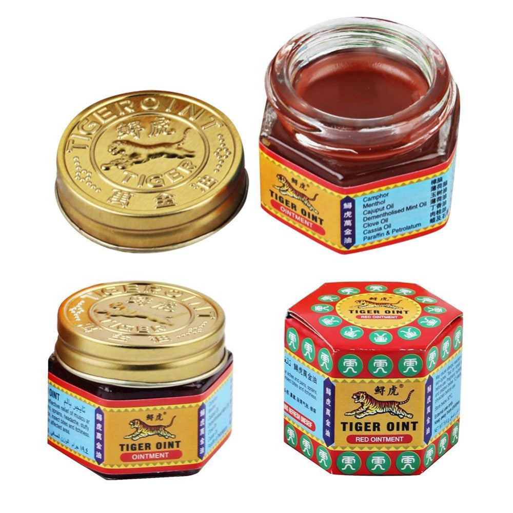 Red Tiger Ointment Balm Arthritis Joint Pain Body Massage Patches Pain Relief Plaster Ointment Headache Dizziness Essential
