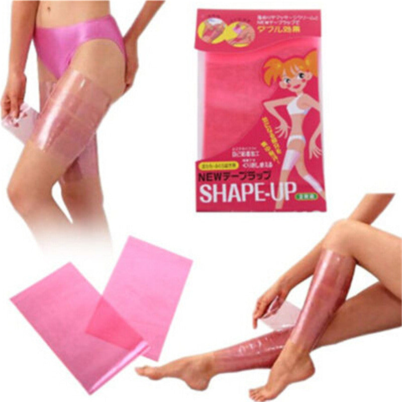 2 Pcs/lot  Lady Burn Thigh Shaper Cellulite Fat Body Wraps Leg Sauna Weight Loss Slim Belt