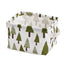 Desktop Storage Basket Cute Printing Waterproof Organizer Cotton Linen Sundries Storage Box Cabinet Underwear Storage Bag