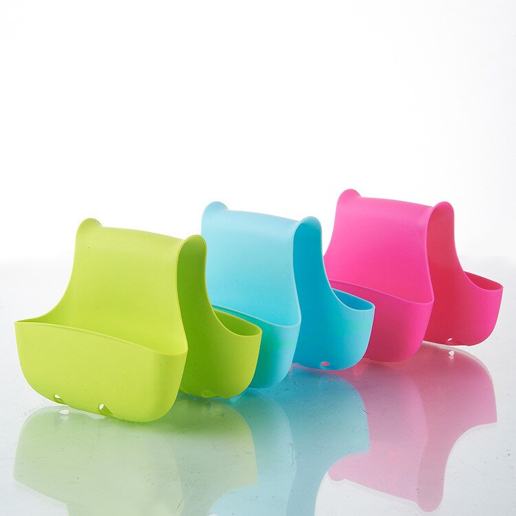 High-quality Double Sink Caddy Saddle Style Kitchen Organizer Storage Sponge Holder Rack Tool m21