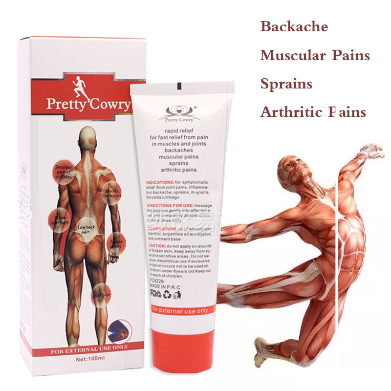 3pcs New Massage Cream Relief Pain In Muscles And Joints Essential Oils Muscle Pain Ointment Essential Oils Muscle Pain Injured