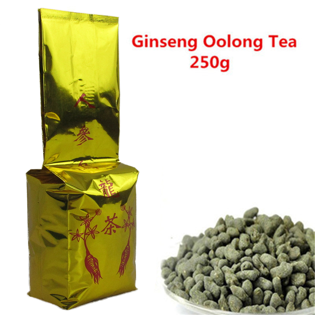 250g Taiwan Organic DongDing Tea Ginseng Tea Oolong Tea Green Food For Health Care Renseng tea