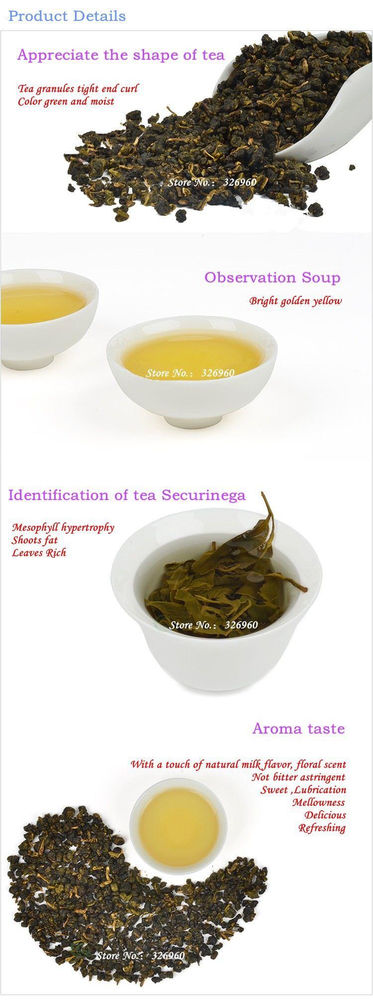 Milk Oolong Tea TieGuanYin Green Tea Packages Premium Fragrant Type Milk Tea