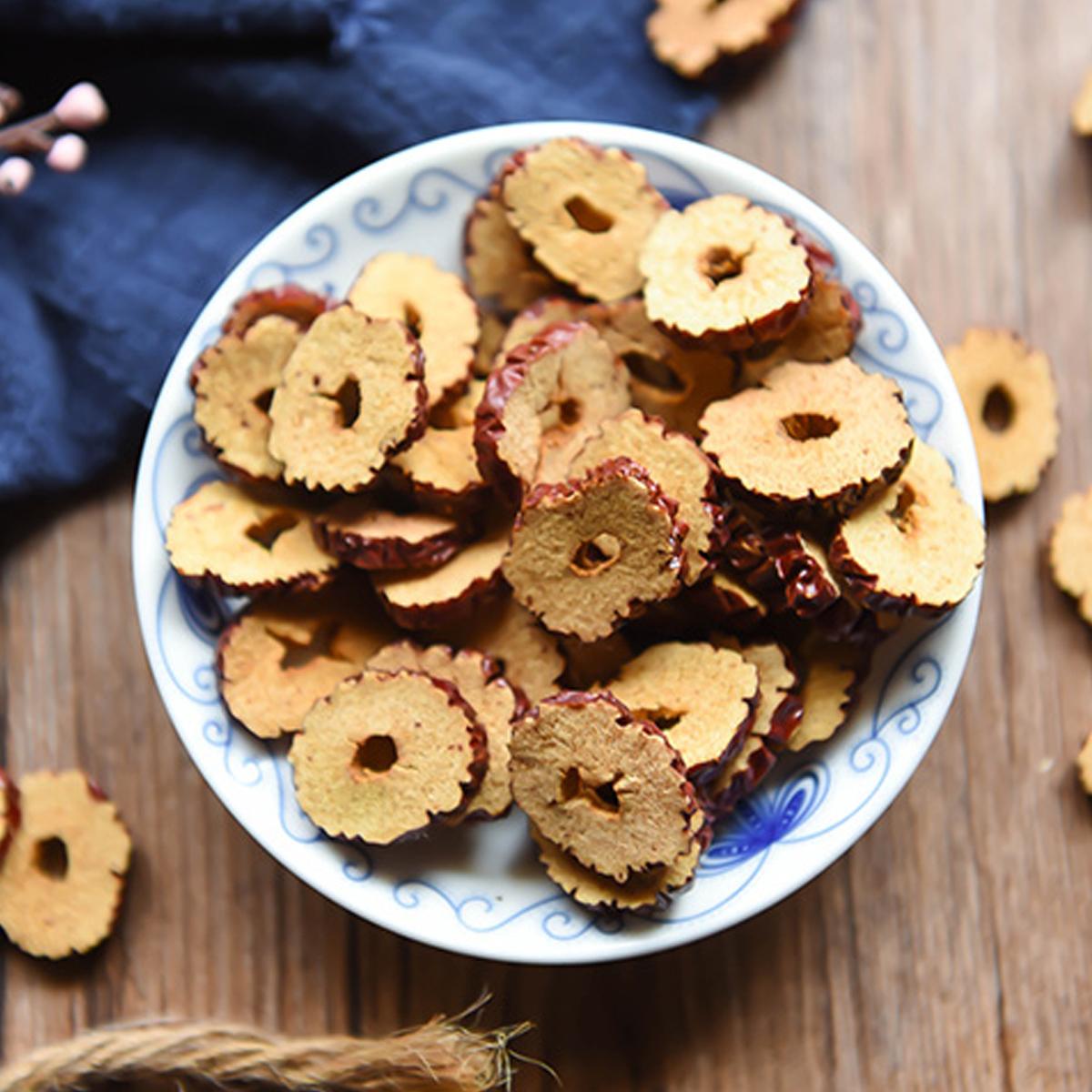 Chinese Origanic Jujube Slices Dried Jujube Tea Strengthening Stomach Herbal Tea