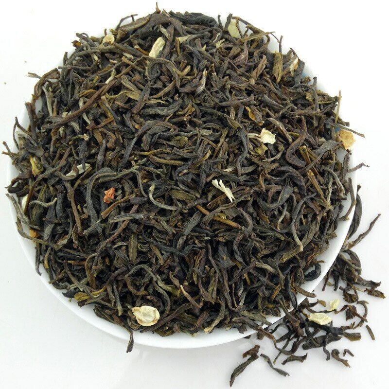 Chinese Organic Jasmine Green Tea Hairy Tip Silver Buds Loose Leaf Flower Tea